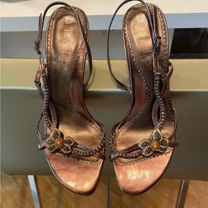 Two Lips heels worn only once by a bride.